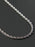 Sweatproof + Waterproof Silver Rope chain necklace 2.5 mm Necklaces WE ARE ALL SMITH: Men's Jewelry & Clothing.   