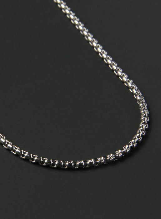 Titanium Speckle Coated Mens Chain Necklace — WE ARE ALL SMITH