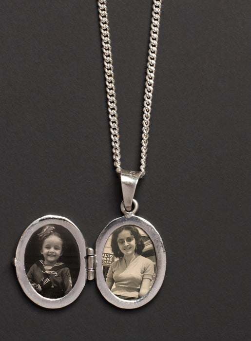 Sterling Silver Custom Handwriting Locket for Men Necklaces WE ARE ALL SMITH: Men's Jewelry & Clothing.   