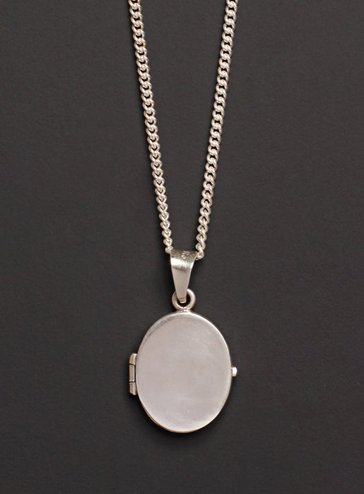 Sterling Silver Custom Handwriting Locket for Men Necklaces WE ARE ALL SMITH: Men's Jewelry & Clothing.   