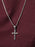 Waterproof Silver Cross for Men on Rope Chain Necklaces WE ARE ALL SMITH: Men's Jewelry & Clothing.   