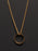 Gold Ring Necklace on rope chain Necklaces WE ARE ALL SMITH: Men's Jewelry & Clothing.   