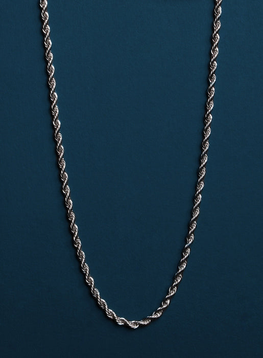 Waterproof Men's Rope Chain 3mm Jewelry WE ARE ALL SMITH: Men's Jewelry & Clothing.   