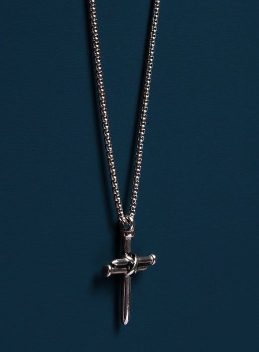 Waterproof Men's Nail Cross Necklace Necklaces WE ARE ALL SMITH: Men's Jewelry & Clothing.   