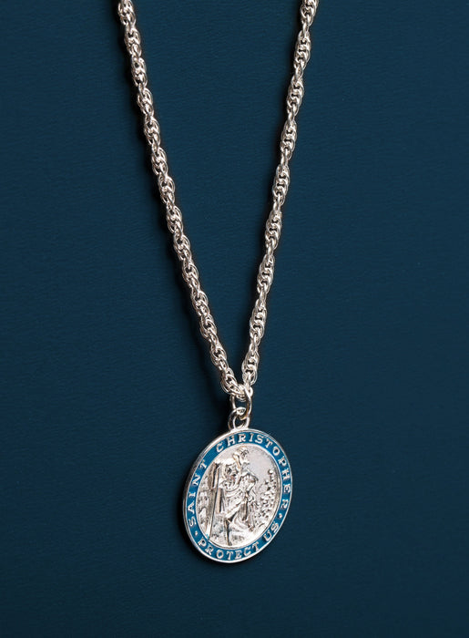 Saint Christopher surf surfing protection pendant necklace chain - jewelry  - by owner - sale - craigslist