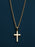 Gold Cross for Men on 14k Gold Filled Cable Chain Necklaces WE ARE ALL SMITH: Men's Jewelry & Clothing.   