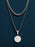 Waterproof Saint Benedict Necklace Set Necklaces WE ARE ALL SMITH: Men's Jewelry & Clothing.   