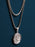 Waterproof Saint Christopher Necklace 5 Way Set Necklaces WE ARE ALL SMITH: Men's Jewelry & Clothing.   