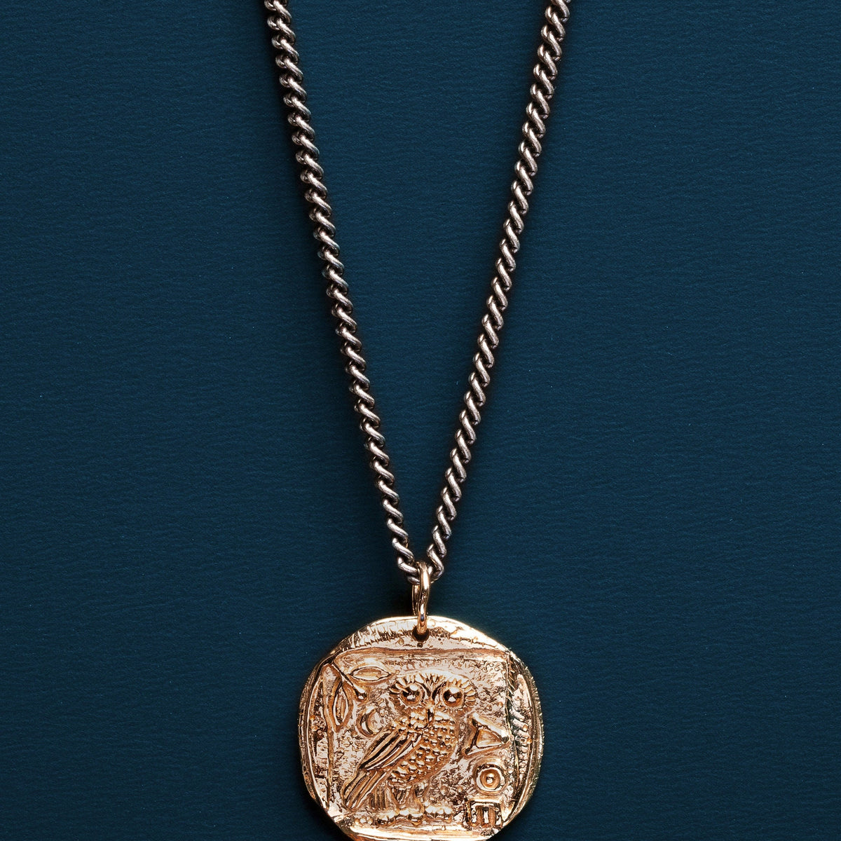 Mens owl cheap necklace