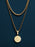 Saint Benedict Medal Necklace Set for Men Necklaces WE ARE ALL SMITH: Men's Jewelry & Clothing.   