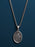 St Therese Sterling Silver Oval Medal Necklace Necklaces WE ARE ALL SMITH: Men's Jewelry & Clothing.   