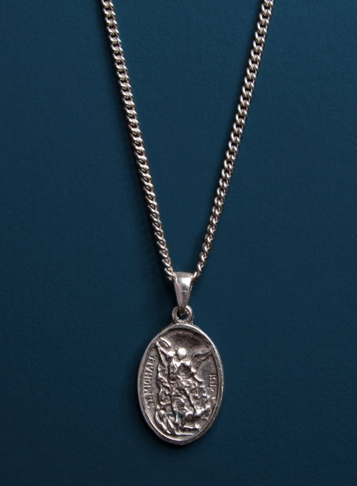 Archangel Saint Michael Necklace Protection Pendant Pray For Us Jerusalem  Israel | eBay