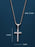 Waterproof Men's Medium Cross Necklace Necklaces WE ARE ALL SMITH: Men's Jewelry & Clothing.   