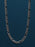 Sweatproof + Waterproof 5mm Silver Figaro Chain Necklace for Men  WE ARE ALL SMITH: Men's Jewelry & Clothing.   