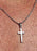Waterproof Small Rounded Cross Necklace Necklaces WE ARE ALL SMITH: Men's Jewelry & Clothing.   