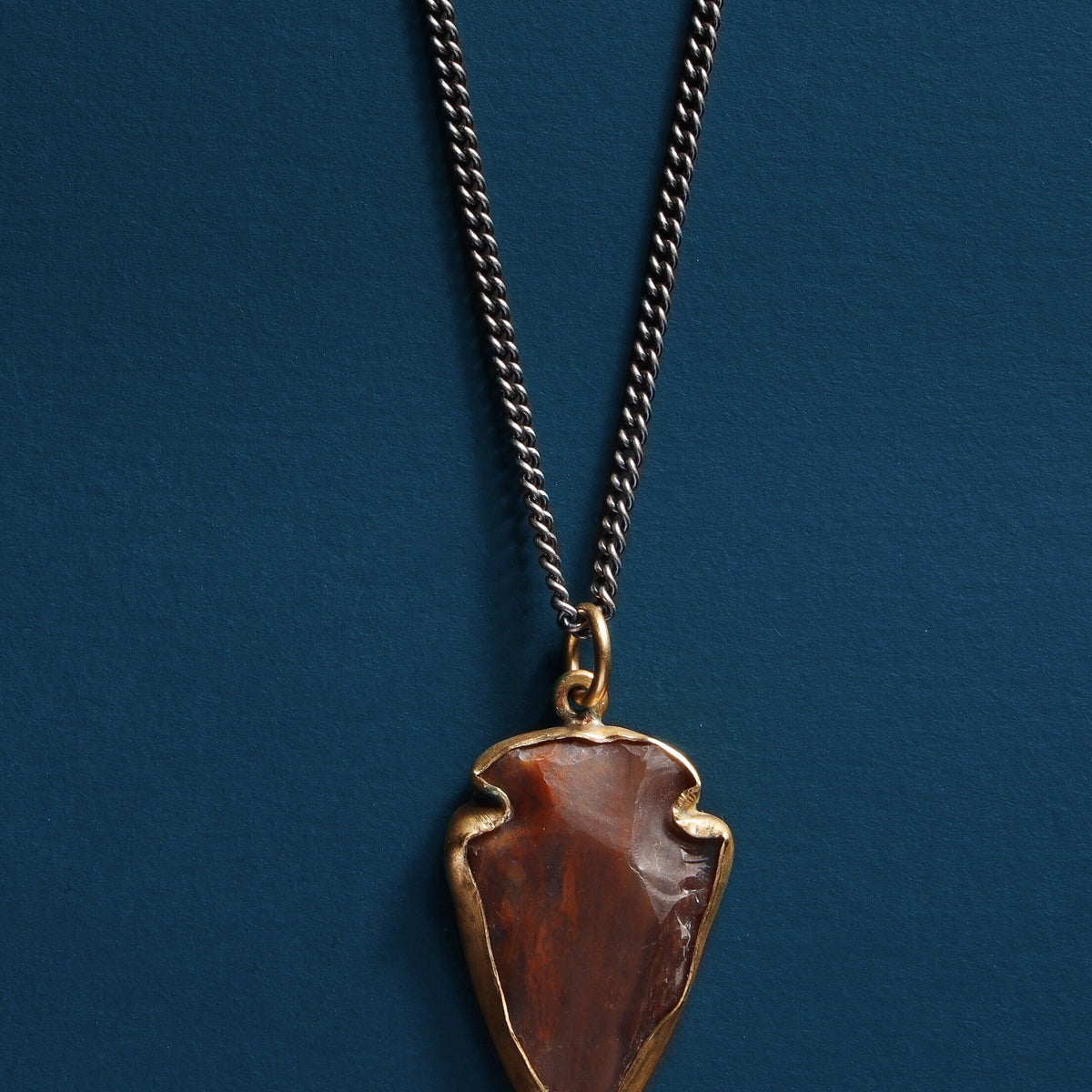 Mens best sale arrowhead necklace