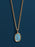 Miraculous medal with blue enamel on 14k Gold Filled Chain Necklaces WE ARE ALL SMITH: Men's Jewelry & Clothing.   