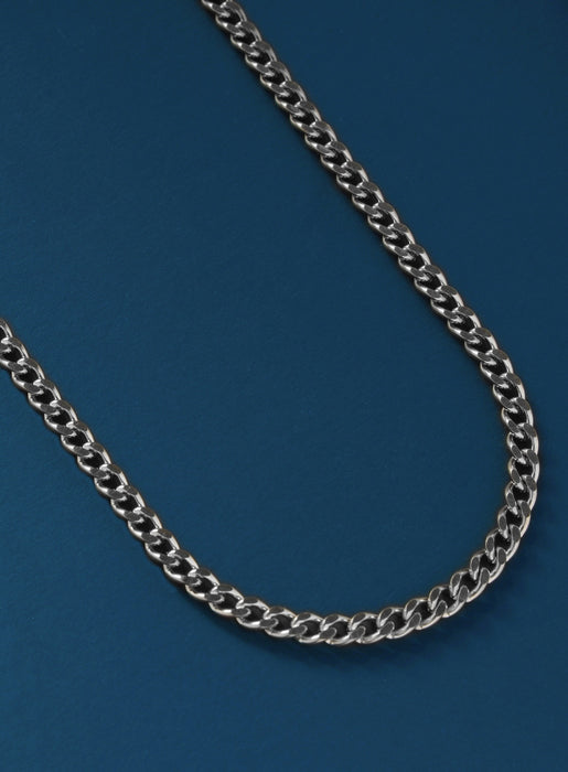 Waterproof Mens Cuban Chain 3.5mm Necklaces WE ARE ALL SMITH: Men's Jewelry & Clothing.   