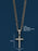 Waterproof Silver Cross Necklace for Men Necklaces WE ARE ALL SMITH: Men's Jewelry & Clothing.   