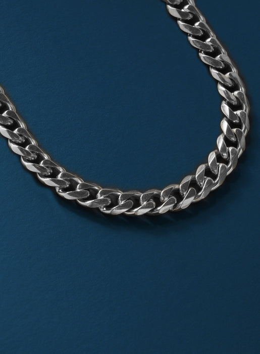 Waterproof Cuban Chain 7mm Necklaces WE ARE ALL SMITH: Men's Jewelry & Clothing.   