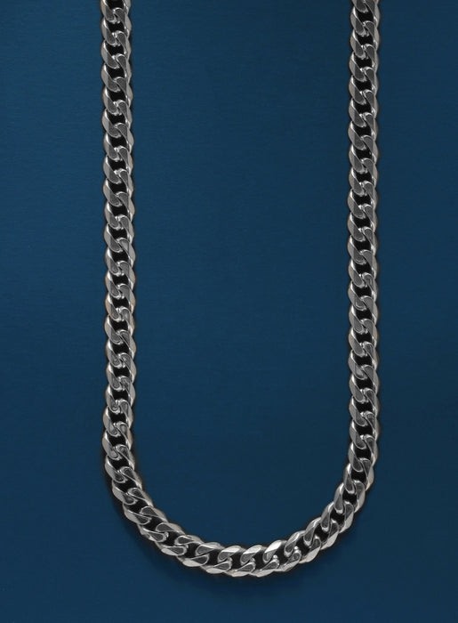 Waterproof Cuban Chain 7mm Necklaces WE ARE ALL SMITH: Men's Jewelry & Clothing.   