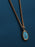 Miraculous medal with blue enamel on 14k Gold Filled Chain Necklaces WE ARE ALL SMITH: Men's Jewelry & Clothing.   