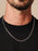 Waterproof Cuban Chain 4mm Necklaces WE ARE ALL SMITH: Men's Jewelry & Clothing.   