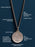 Saint Maria Faustina Round Sterling Silver Pendant Necklace for Men Necklace WE ARE ALL SMITH: Men's Jewelry & Clothing.   