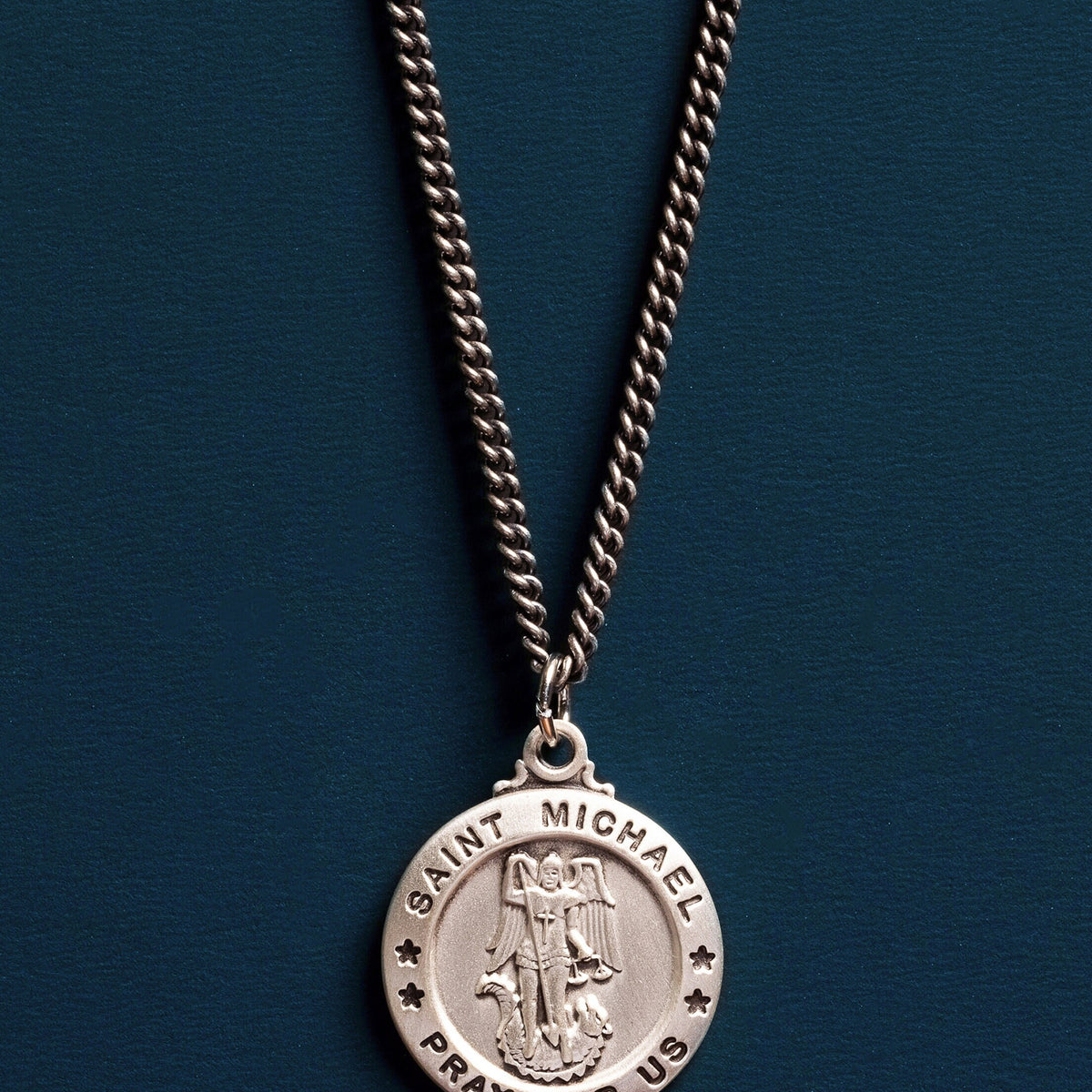 Titanium st michael store pendant