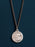 Saint Michael Sterling Silver Medal on Oxidized Sterling Curb Chain Necklace WE ARE ALL SMITH: Men's Jewelry & Clothing.   
