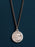 Saint Michael Sterling Silver Medal on oxidized sterling curb chain  WE ARE ALL SMITH: Men's Jewelry & Clothing.   