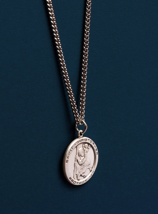 Saint Christopher Men's Necklace  WE ARE ALL SMITH: Men's Jewelry & Clothing.   