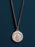 Saint Brendan Sterling Silver Round Medal Pendant Necklace for Men / Custom engraved  / Catholic Saint / Father's Day Gifts for him, husband Necklace WE ARE ALL SMITH: Men's Jewelry & Clothing.   