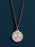 Saint Mark the Evangelist Round Sterling Silver Medal for Men on Oxidized Curb Chain Necklace WE ARE ALL SMITH: Men's Jewelry & Clothing.   