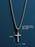 Waterproof Medium Silver Cross Pendant for Men Necklaces WE ARE ALL SMITH: Men's Jewelry & Clothing.   