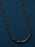 925 Oxidized Sterling Silver Long Box Rectangle Chain Necklace Necklaces WE ARE ALL SMITH: Men's Jewelry & Clothing.