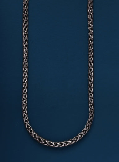 Waterproof Spiga Chain 316L Stainless Steel Necklaces WE ARE ALL SMITH: Men's Jewelry & Clothing.   