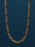 5mm wide Figaro link gold chain necklace Necklaces WE ARE ALL SMITH: Men's Jewelry & Clothing.   