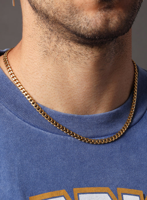 5mm Gold Miami Cuban Chain