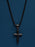 Black Stainless Steel Medium Cross Necklace  WE ARE ALL SMITH: Men's Jewelry & Clothing.   