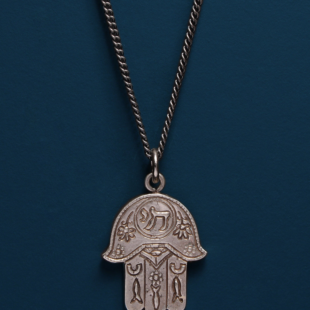 Mens hand of fatima necklace clearance