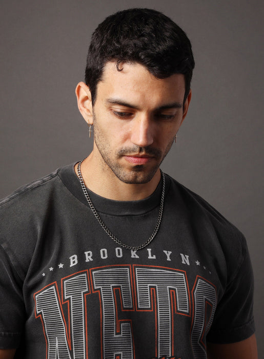 5.5mm Darkened Steel Cuban link chain Necklaces WE ARE ALL SMITH: Men's Jewelry & Clothing.   