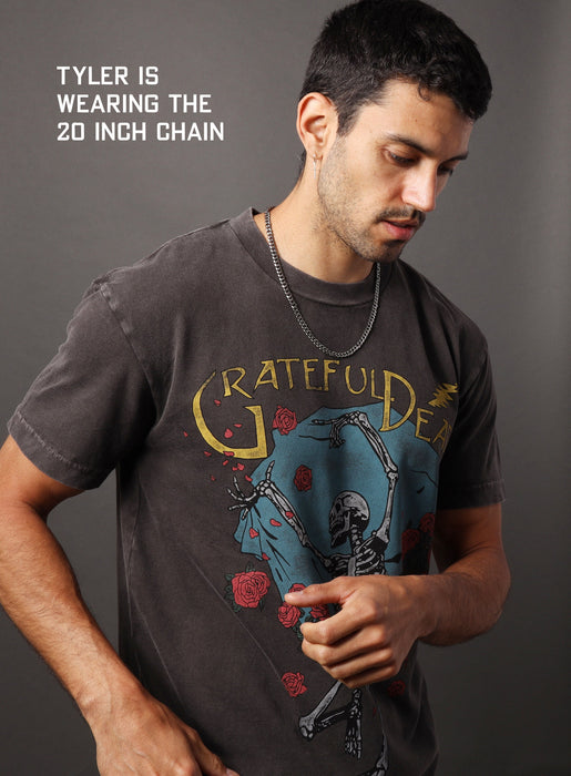 Waterproof Miami Cuban 6mm thick chain Necklaces WE ARE ALL SMITH: Men's Jewelry & Clothing.   