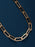Large Clip 14k plated over 316L stainless steel chain Necklaces WE ARE ALL SMITH: Men's Jewelry & Clothing.   