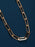 Medium Clip Cable 14k plated over 316L stainless steel chain Necklaces WE ARE ALL SMITH: Men's Jewelry & Clothing.   