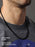 5mm wide Black Coated Stainless Steel Miami Cuban chain Necklaces WE ARE ALL SMITH: Men's Jewelry & Clothing.   