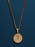 Round Virgen de Guadalupe 14k Gold plated necklace Necklaces WE ARE ALL SMITH: Men's Jewelry & Clothing.   
