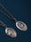 Saint Anthony Sterling Silver Oval Medal Necklace for Men Jewelry WE ARE ALL SMITH   