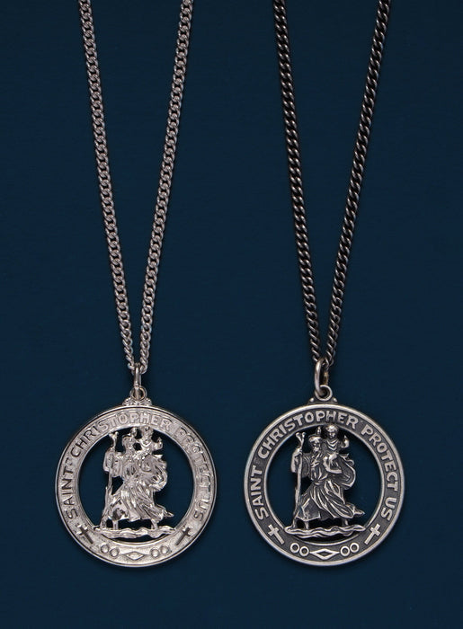 Saint Christopher Pendant w/ Gold Alloy – King Baby