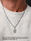 Saint Joseph Sterling Silver Oval Medal Necklace for Men Jewelry WE ARE ALL SMITH   